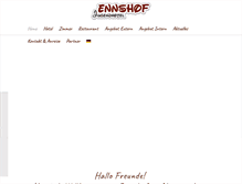 Tablet Screenshot of ennshof.com